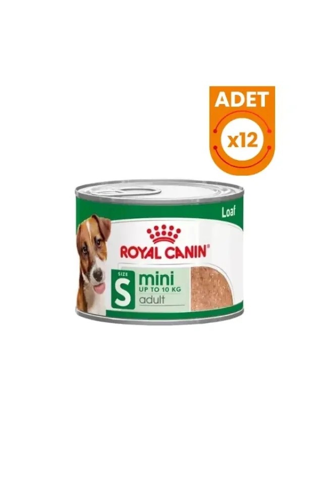 Loaf Mousse Küçük Irk Ezme Yetişkin Konserve Köpek Maması 12 Adet 195 Gr