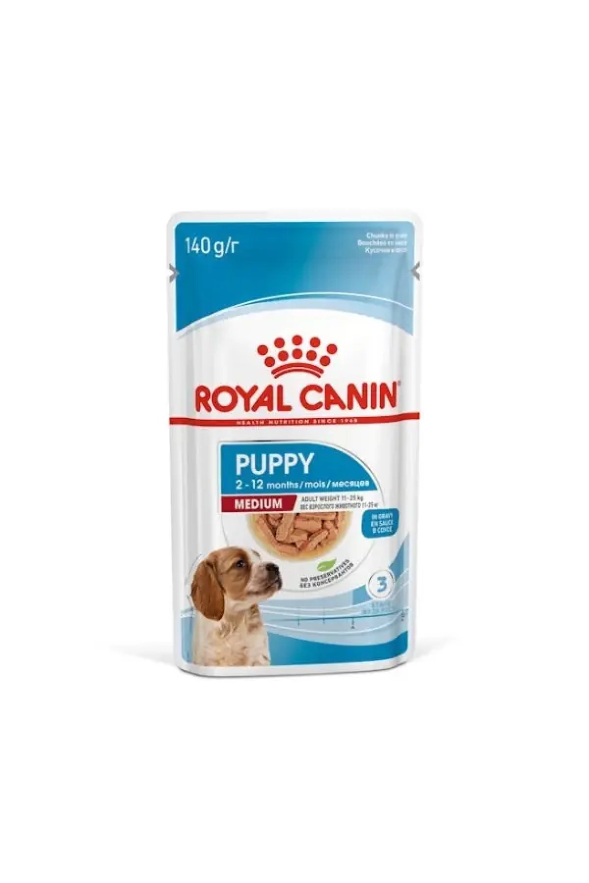Medium Puppy Gravy Yavru Konserve Köpek Maması 12 Adet 140 Gr