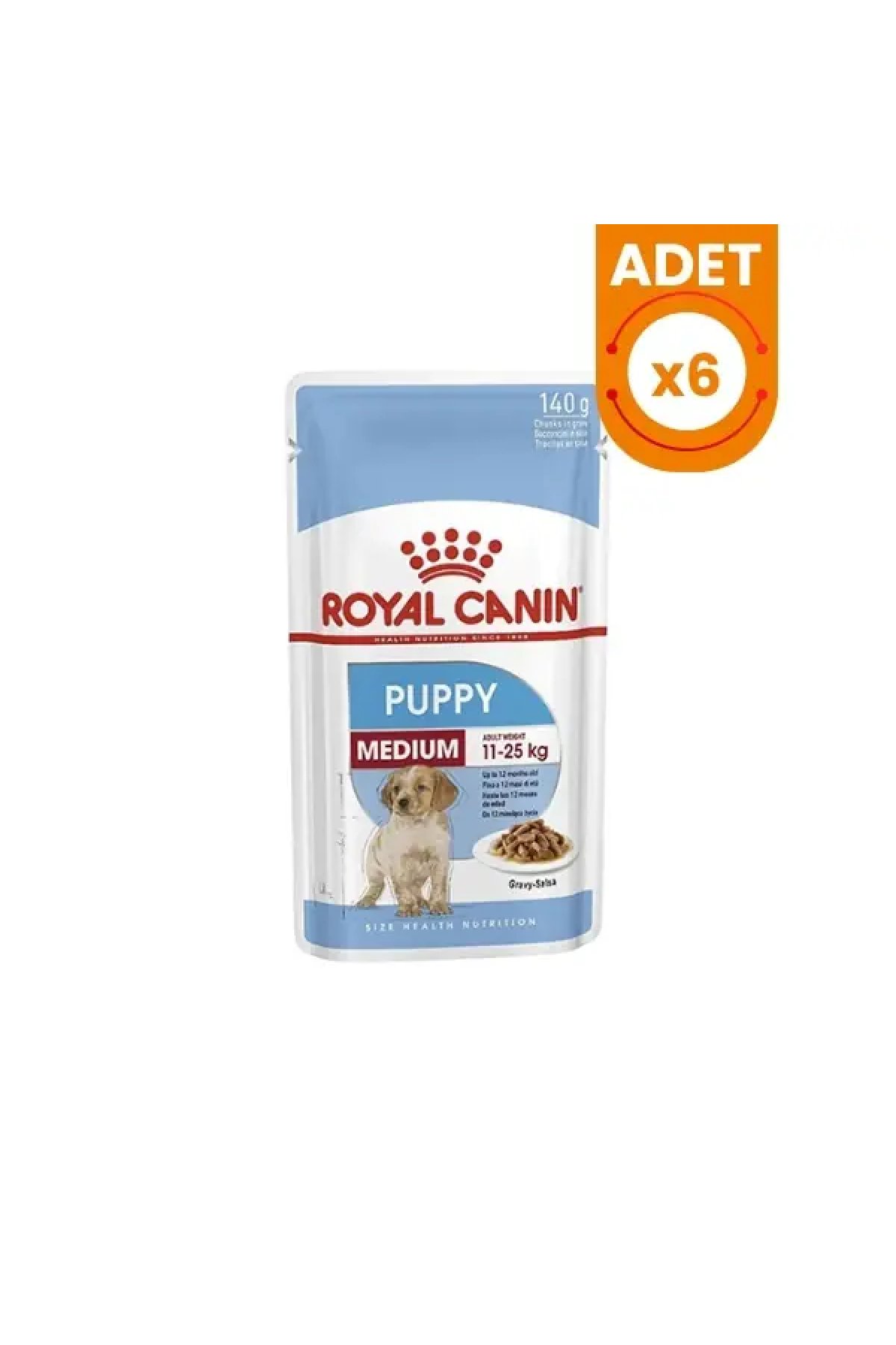 Medium Puppy Gravy Yavru Konserve Köpek Maması 6 Adet 140 Gr
