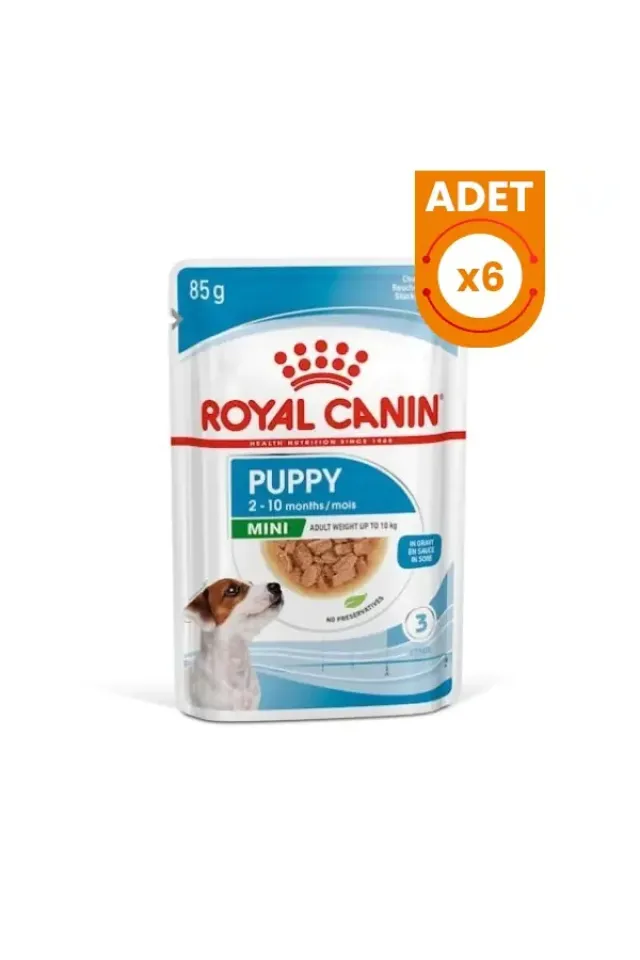 Puppy Mini Gravy Pouch Yavru Köpek Maması 85 Gr 6 Adet