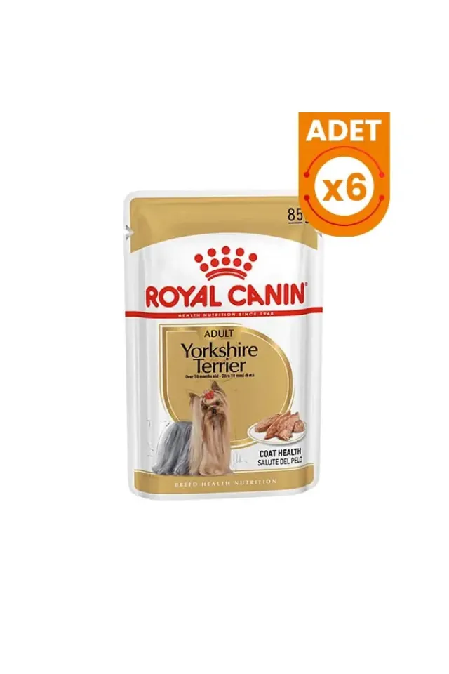 Yorkshire Terrier Pouch Konserve Köpek Maması 85 Gr 6 Adet