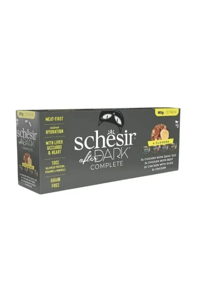 After Dark Et Suyunda Karışık Lezzetler Yetişkin Konserve Kedi Maması  12x80 Gr