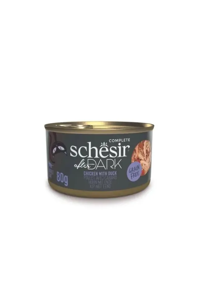 After Dark Et Suyu içinde Tavuklu ve Ördekli Yetişkin Kedi Konservesi  80 Gr