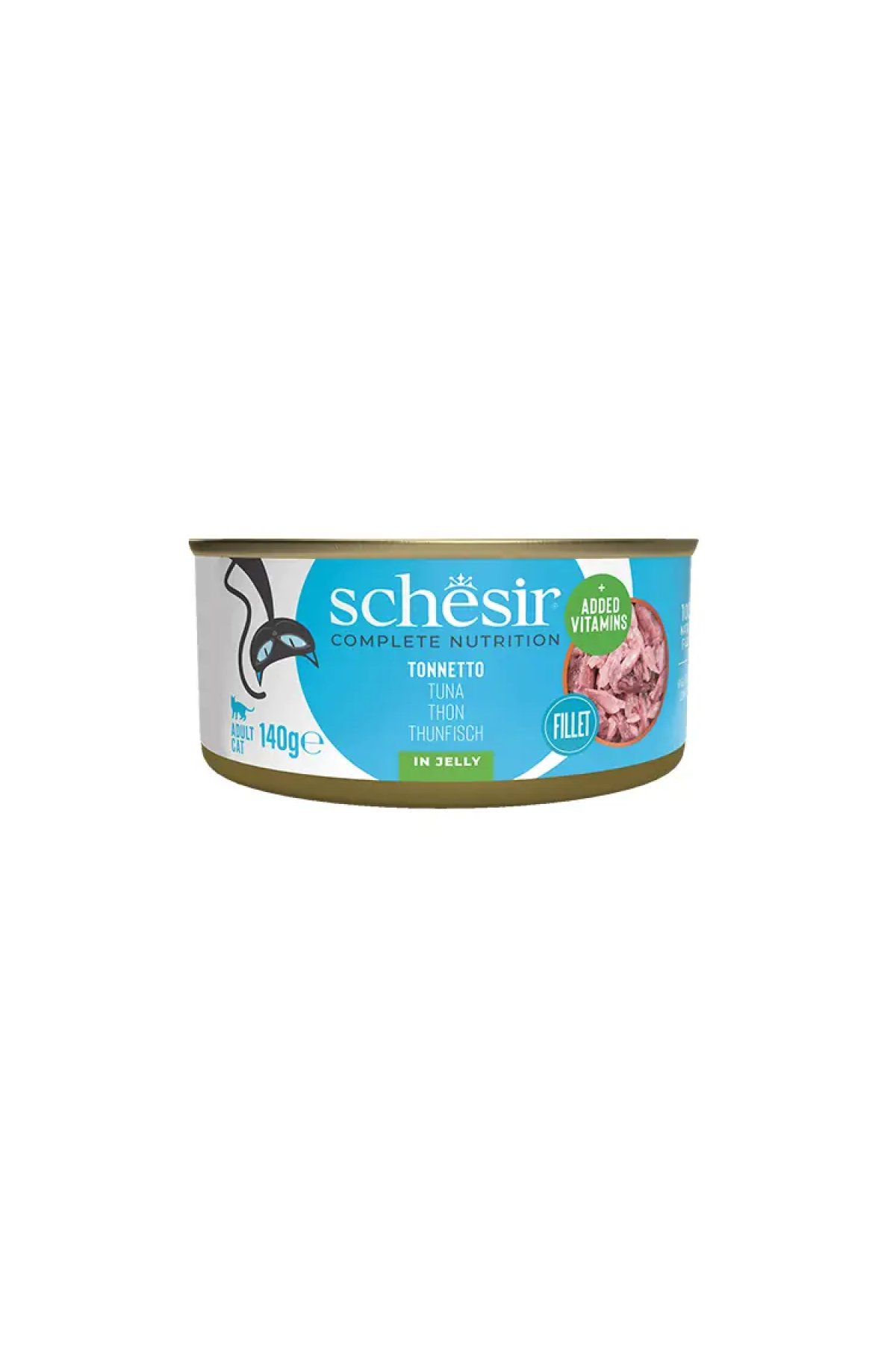 Jöle İçinde Ton Balıklı Yetişkin Konserve Kedi Maması 140 Gr 