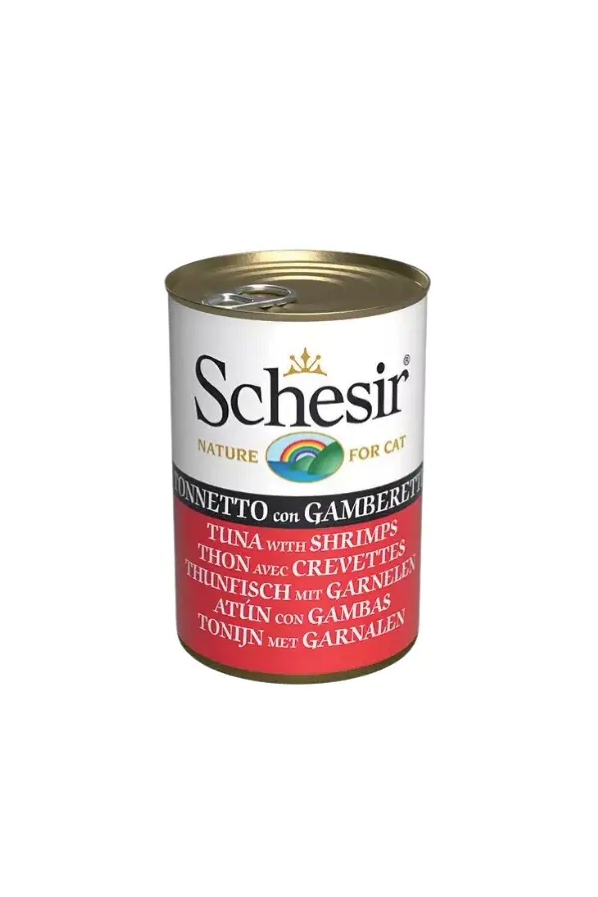 Jöle İçinde Ton Balık ve Karidesli Yetişkin Konserve Kedi Maması 140 Gr 