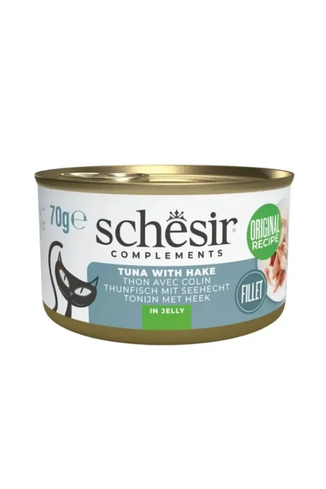 Tamamlayıcı Jöle İçinde Ton ve Berlam Balıklı Yetişkin Konserve Kedi Maması  70 Gr