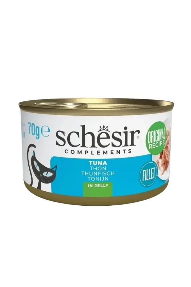 Tamamlayıcı Jöle İçinde Ton Balıklı Yetişkin Konserve Kedi Maması 70 Gr 