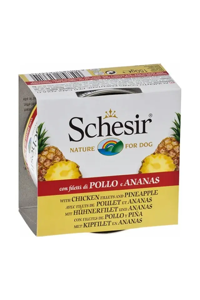 Tavuk ve Ananas Konserve Köpek Maması  150 Gr