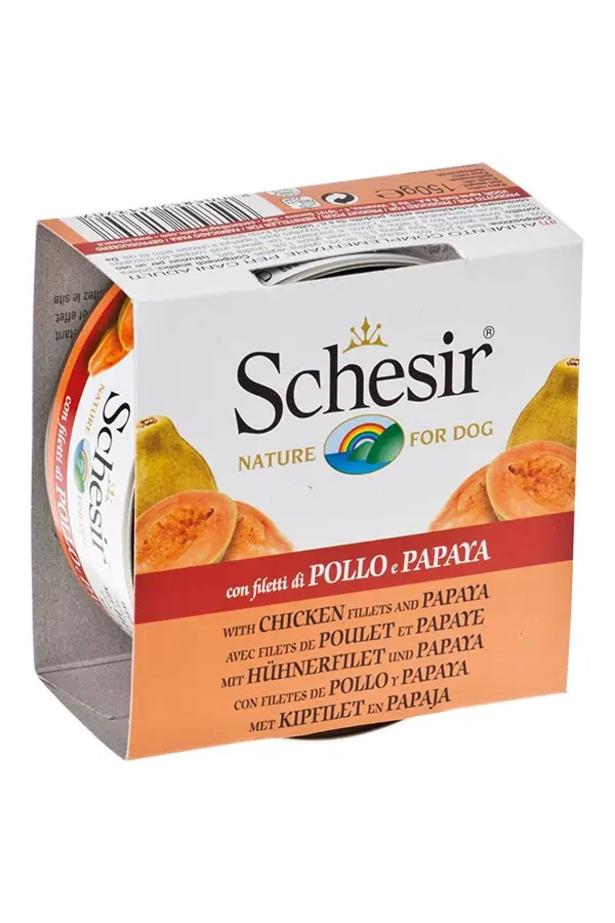 Tavuk ve Papaya Konserve Köpek Maması 150 Gr 