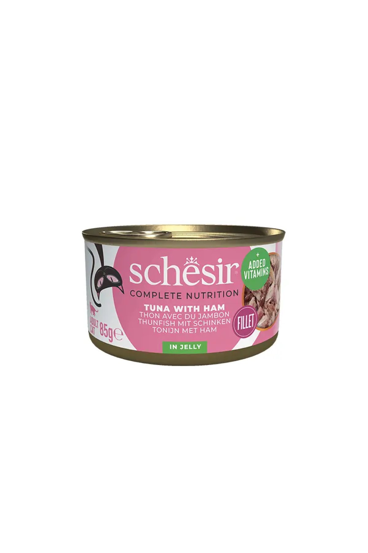 Ton Balık ve Jambonlu Jöleli Konserve Kedi Maması 85 Gr 