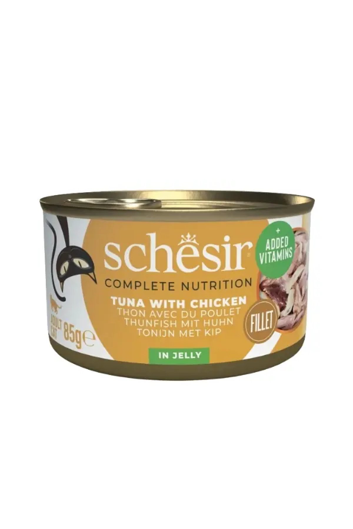 Ton Balıklı ve Tavuklu Jöleli Konserve Kedi Maması 85 Gr 