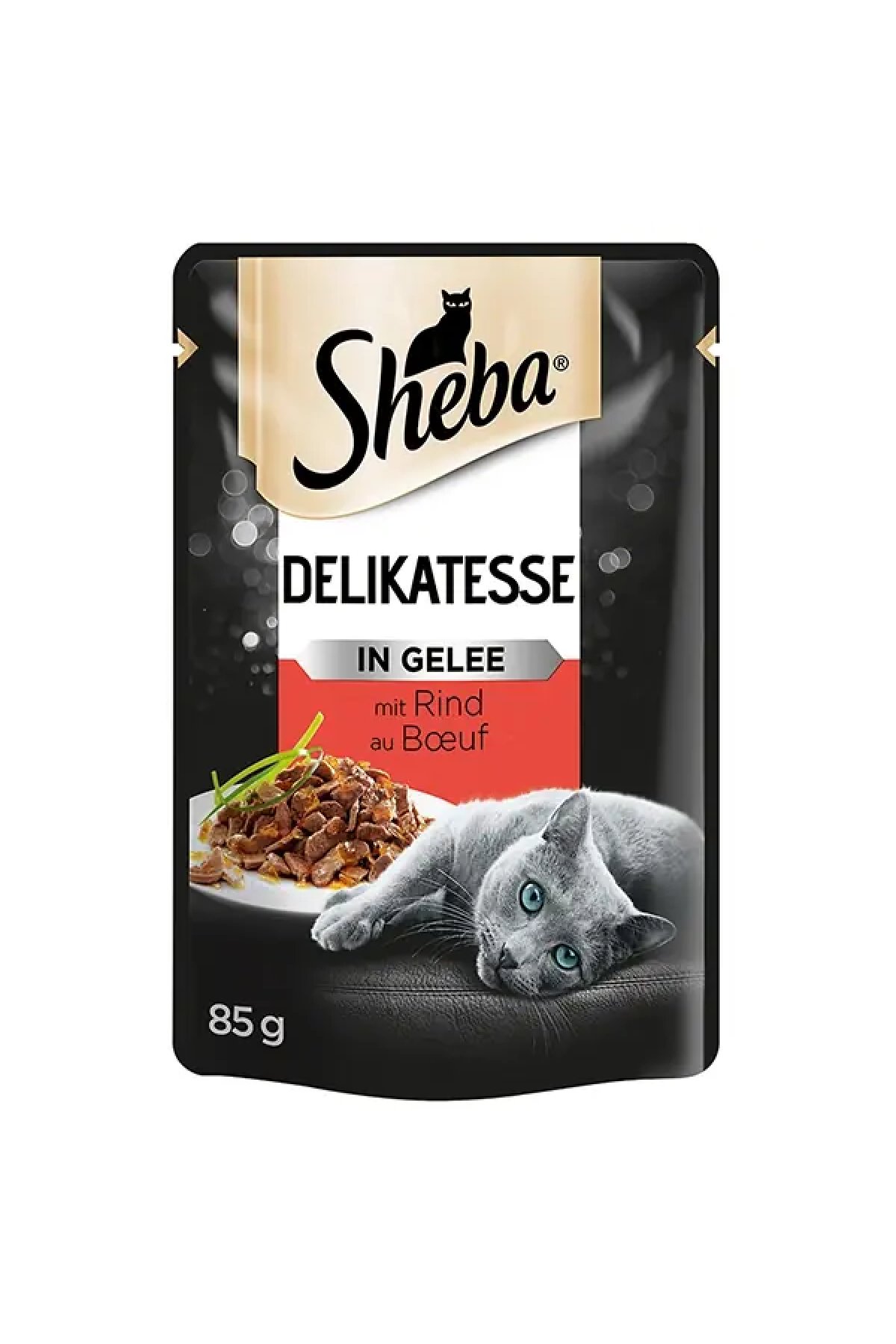 Jöleli Sığır Etli Yetişkin Konserve Kedi Maması  85 Gr