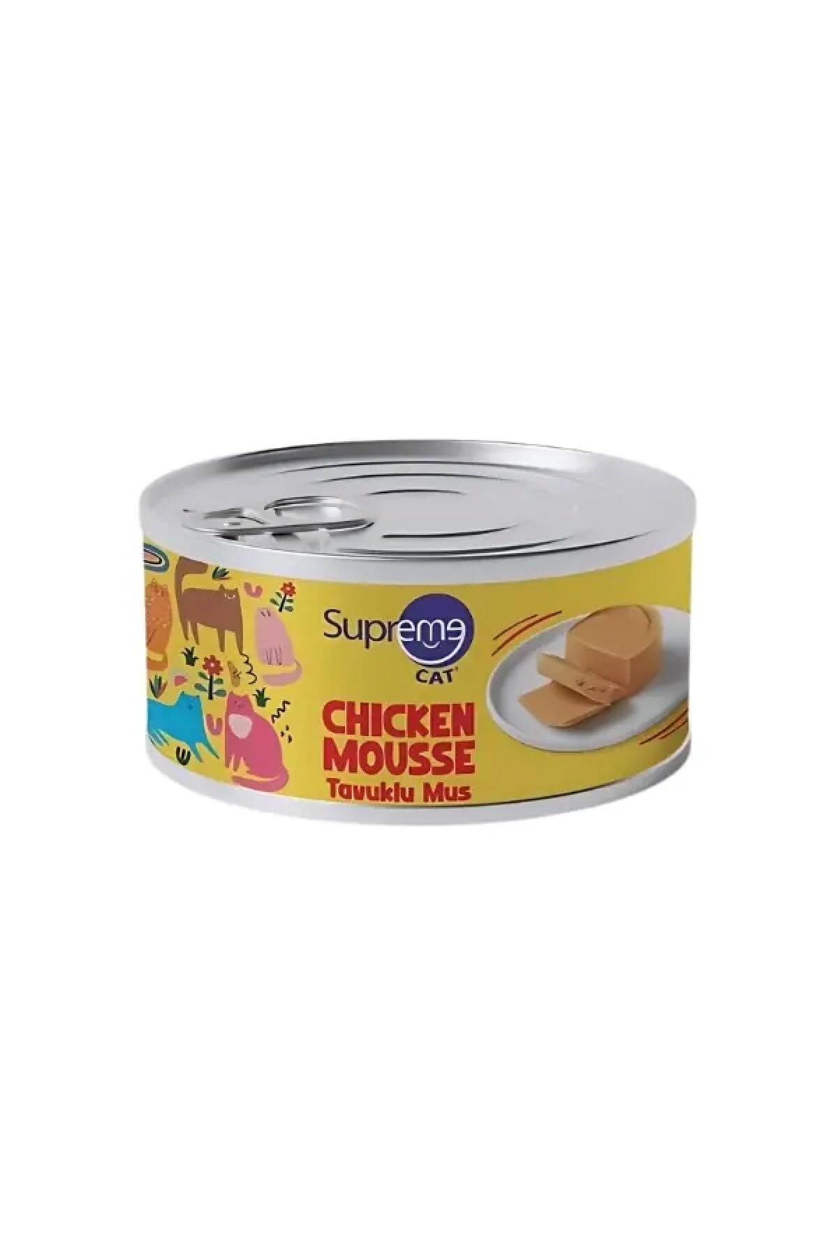 Cat Püre Tavuklu Yetişkin Konserve Kedi Maması Tekli 85 Gr