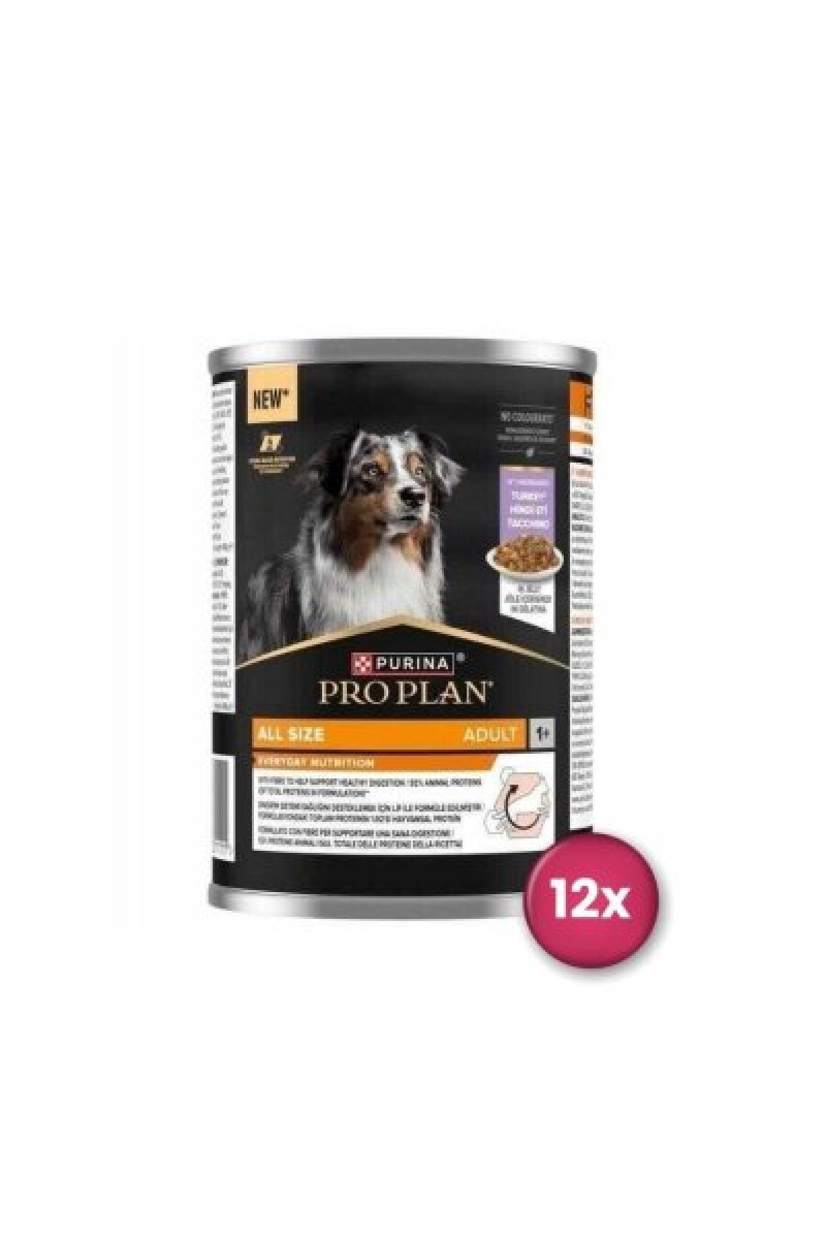 Jöle İçinde Hindi Etli Yetişkin Köpek Konservesi 400 Gr X 12 Adet