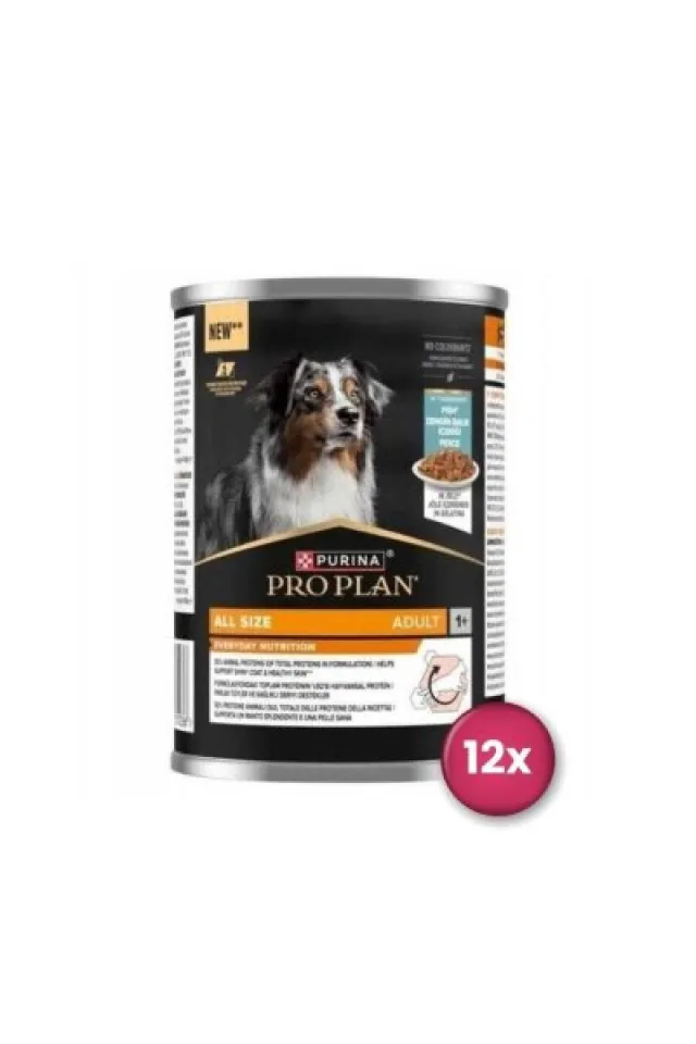 Jöle İçinde Balıklı Yetişkin Köpek Konservesi 400 Gr X 12 Adet