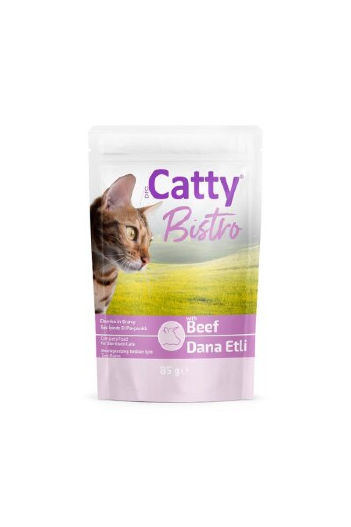 Bistro Sos İçinde Dana Etli Kısırlşatırılmış Yetişkin Kedi Konservesi 85 Gr