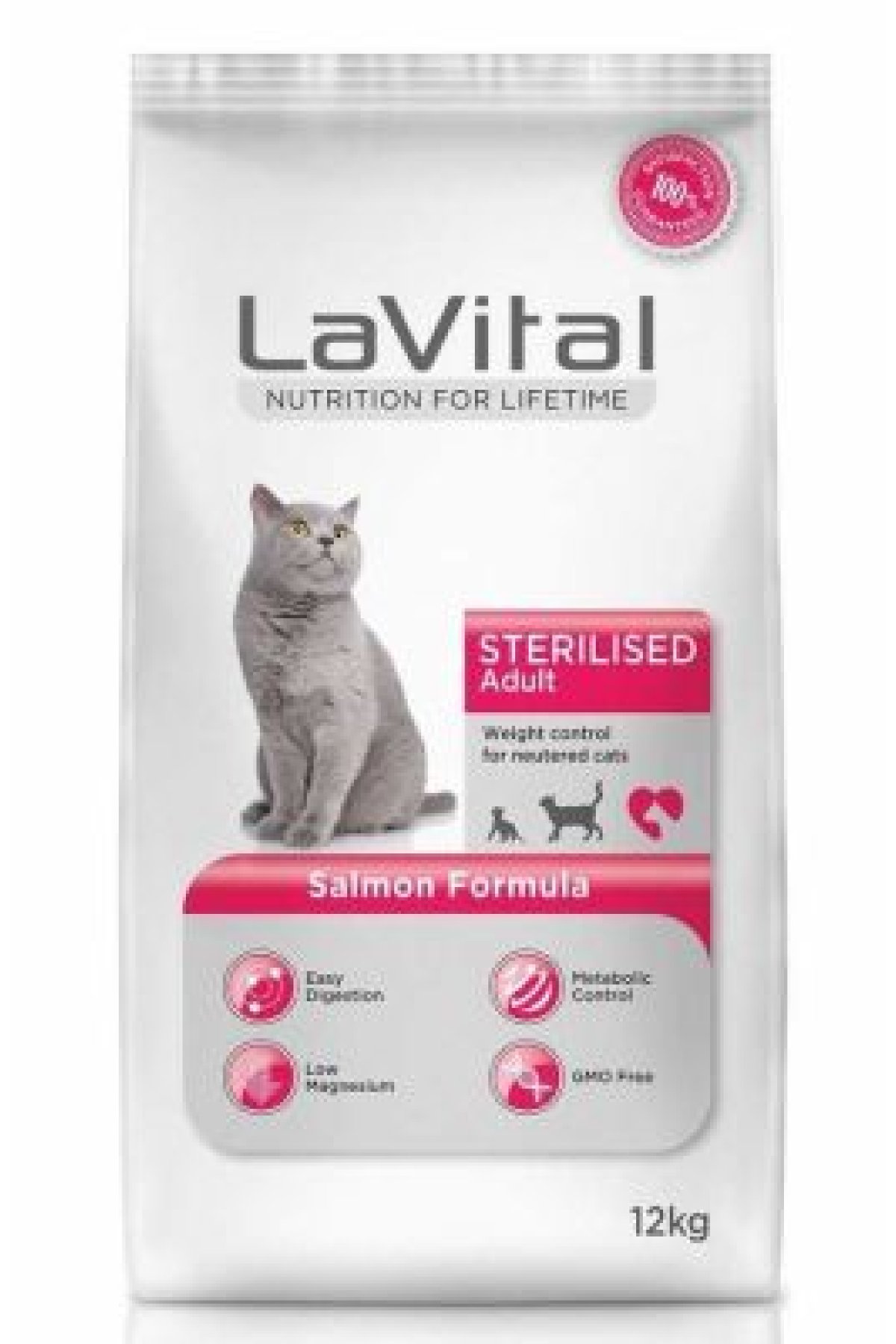 Somonlu Kısırlaştırılmış Kedi Maması 12 Kg