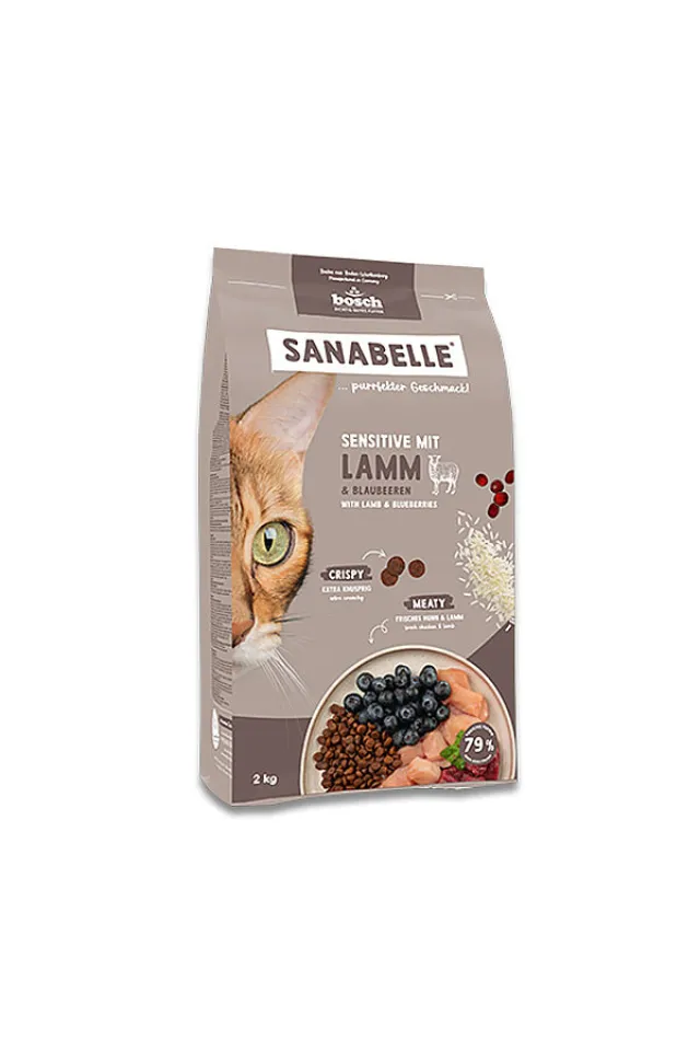 Glutensiz Kuzu Etli Sensitive Kedi Maması 2 kg