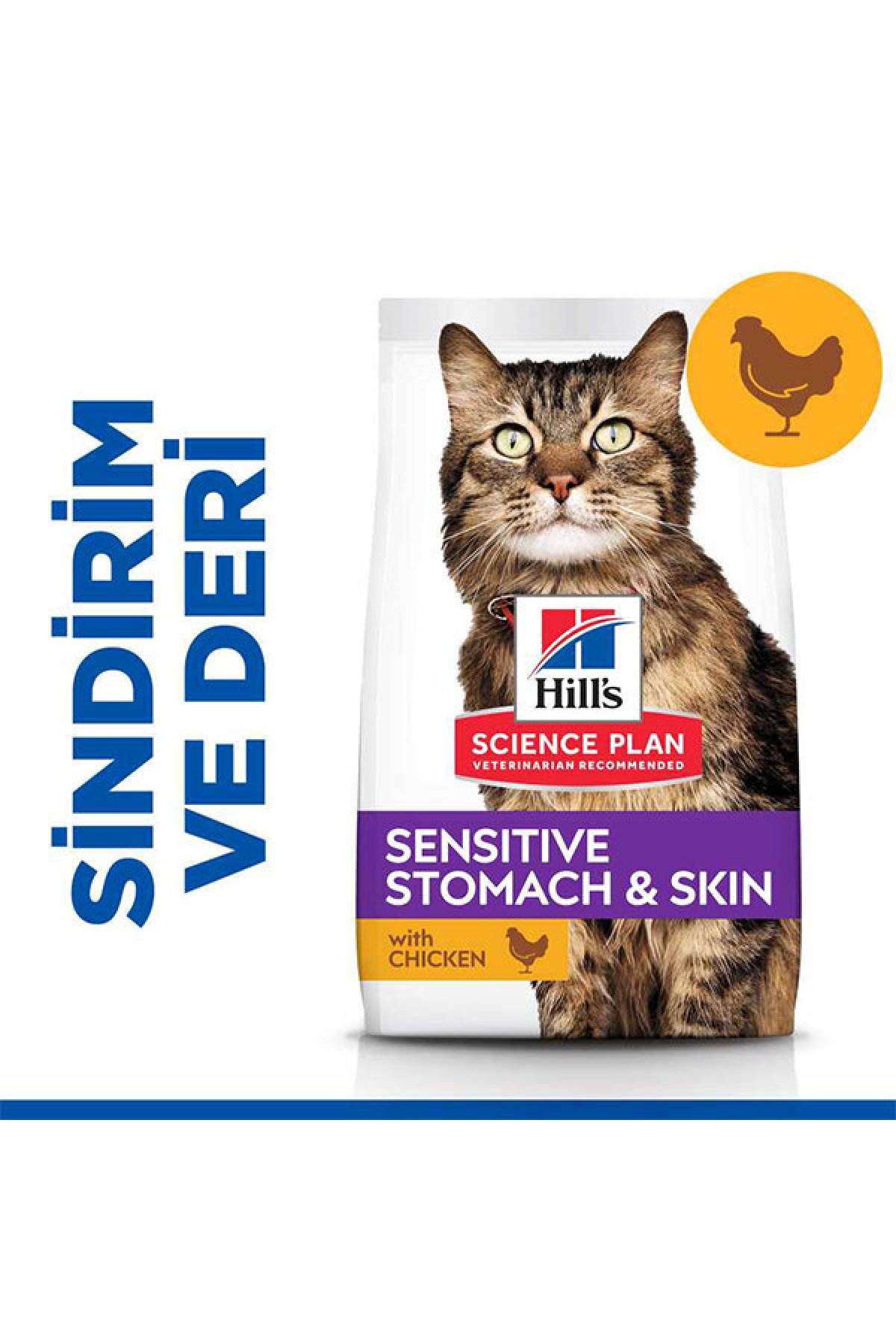 Science Plan Sensitive Tavuklu Yetişkin Kedi Maması 1,5 kg