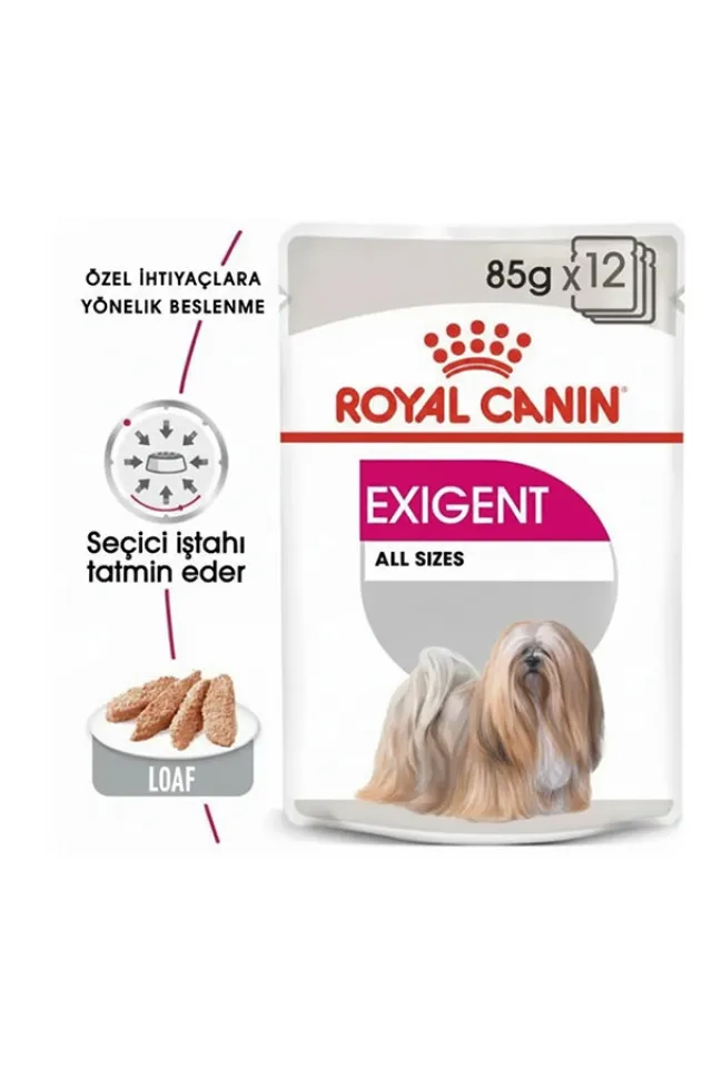 Exigent Loaf Köpek Yaş Maması 85 g (12 Adet)