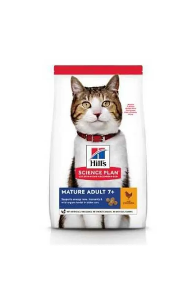 Science Plan Mature +7 Tavuklu Yaşlı Kedi Maması 3 kg