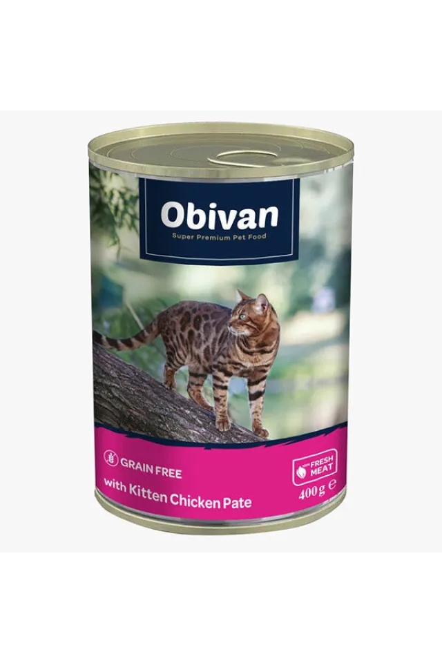 Tahılsız Tavuk Etli Ezme Yavru Kedi Konservesi 400 gr