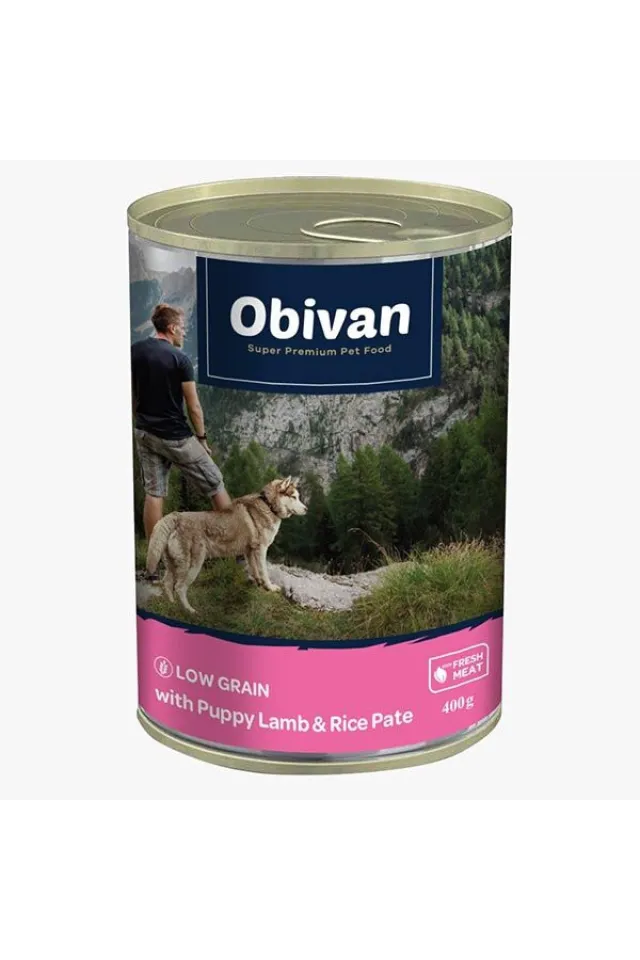 Düşük Tahıllı Kuzu Etli Pirinçli Yavru Köpek Konservesi 400 gr
