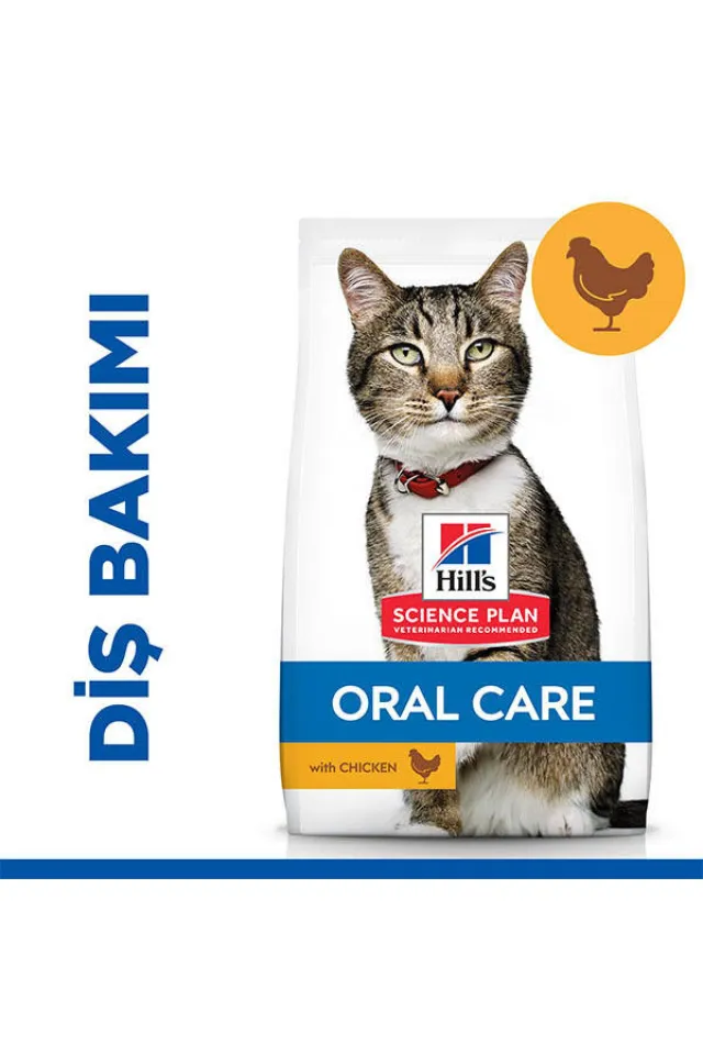 Science Plan Oral Care Ağız Sağlığı Destekleyici Tavuklu Yetişkin Kedi Maması 1,5 kg