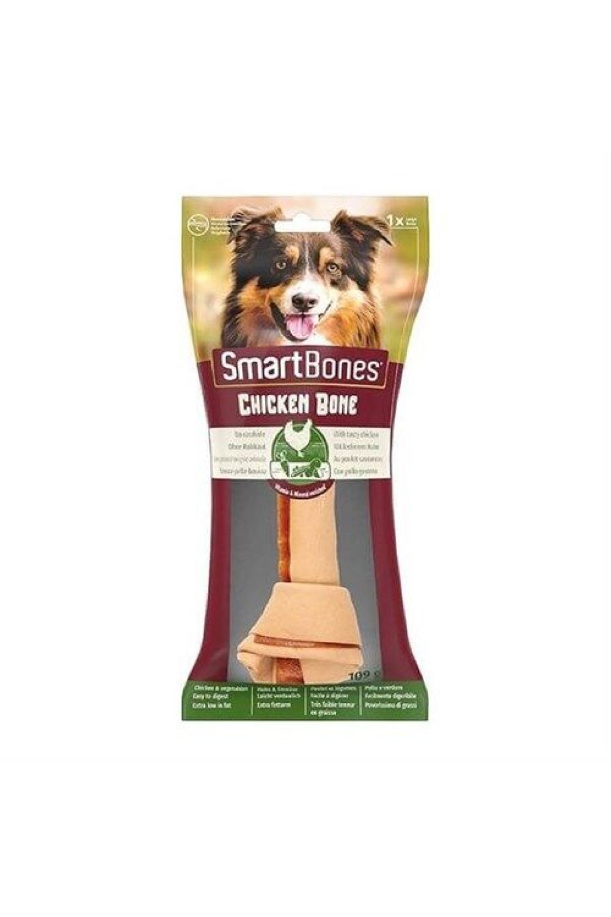 SmartBones Tavuklu Sargılı Köpek Ödül Kemiği 18 cm (L)