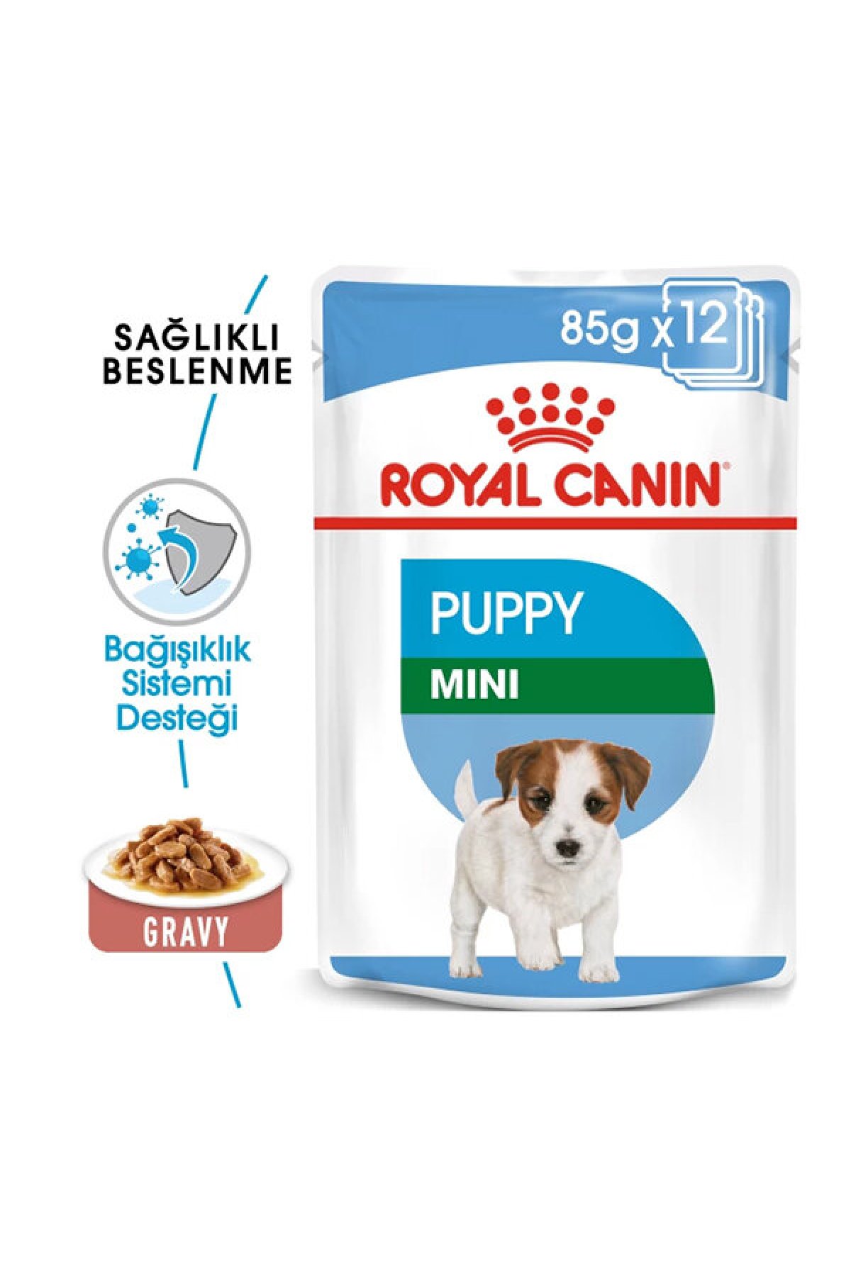 Mini Puppy Yavru Köpek Yaş Maması 85 g (12 adet)