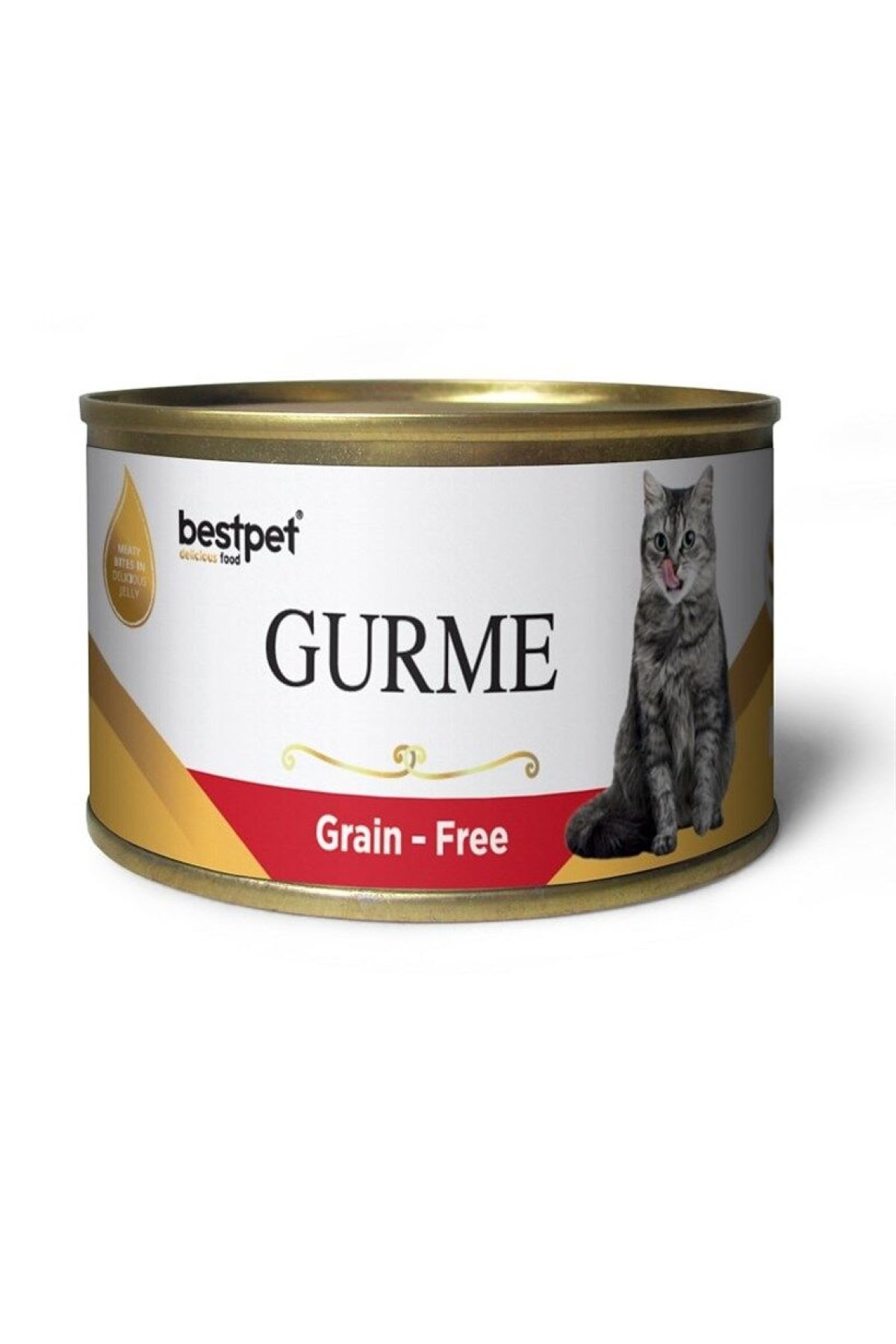 Gurme Tahılsız Sığır Etli Jöleli Yetişkin Kedi Yaş Maması 85 g