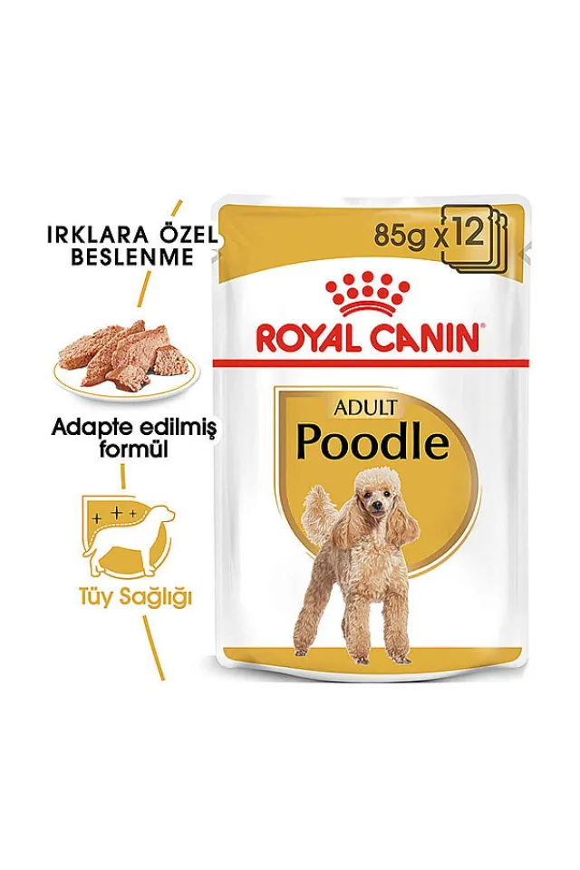 Poodle Köpek Yaş Maması 85 g (12 Adet)