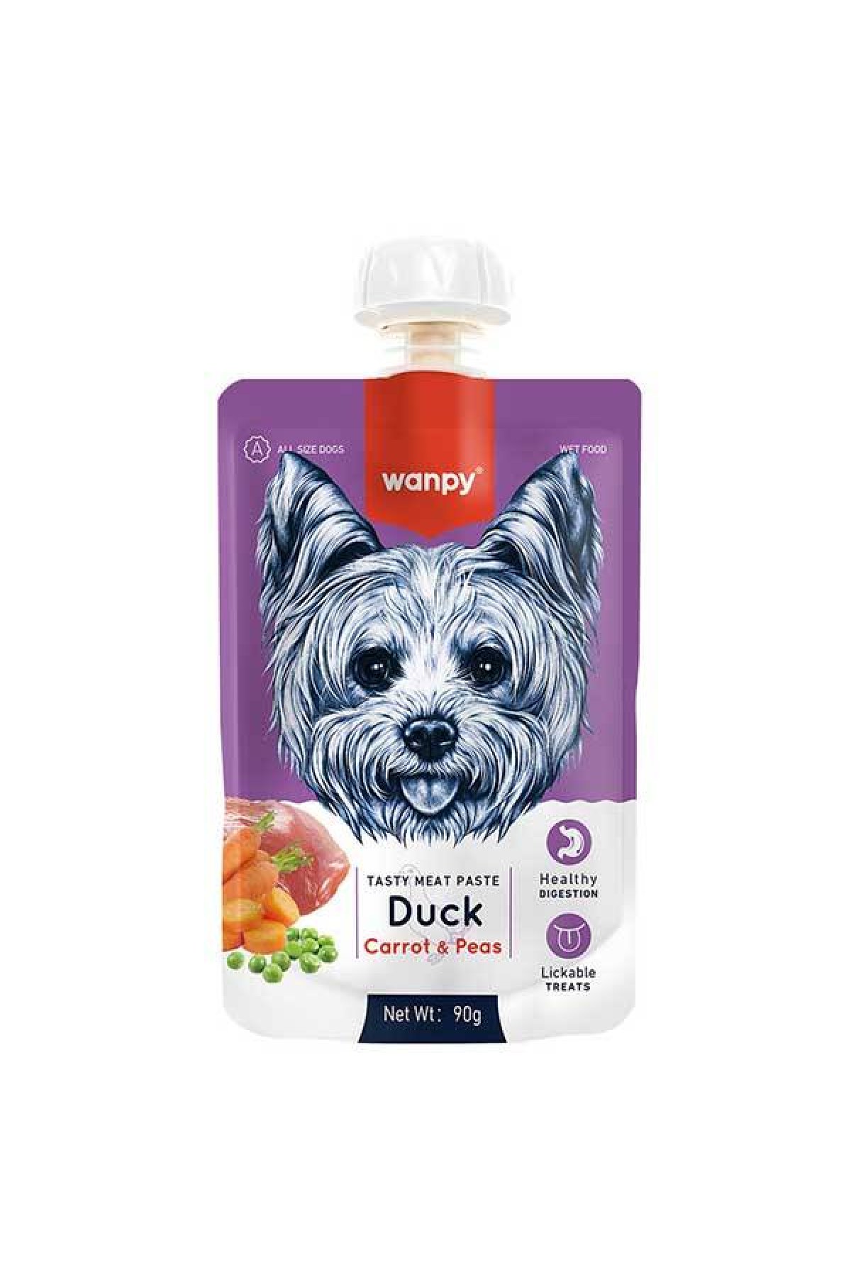 Ördekli ve Havuçlu Et Ezmesi Köpek Ödül Maması 90 g