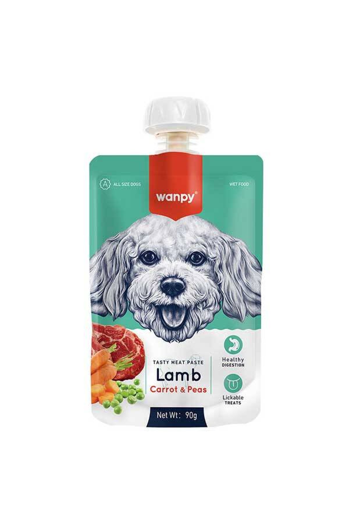 Kuzulu ve Havuçlu Et Ezmesi Köpek Ödül Maması 90 g