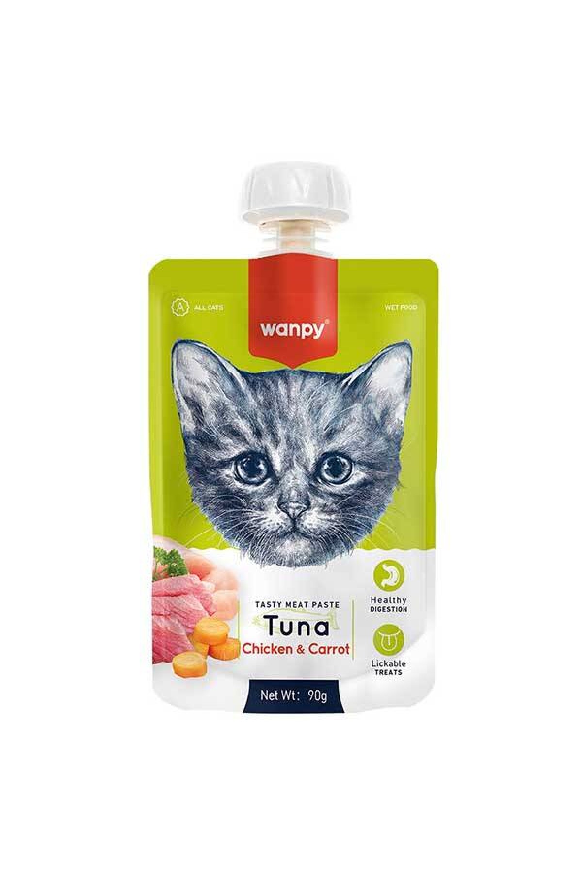 Ton Balıklı ve Tavuklu Et Ezmesi Kedi Ödül Maması 90 g