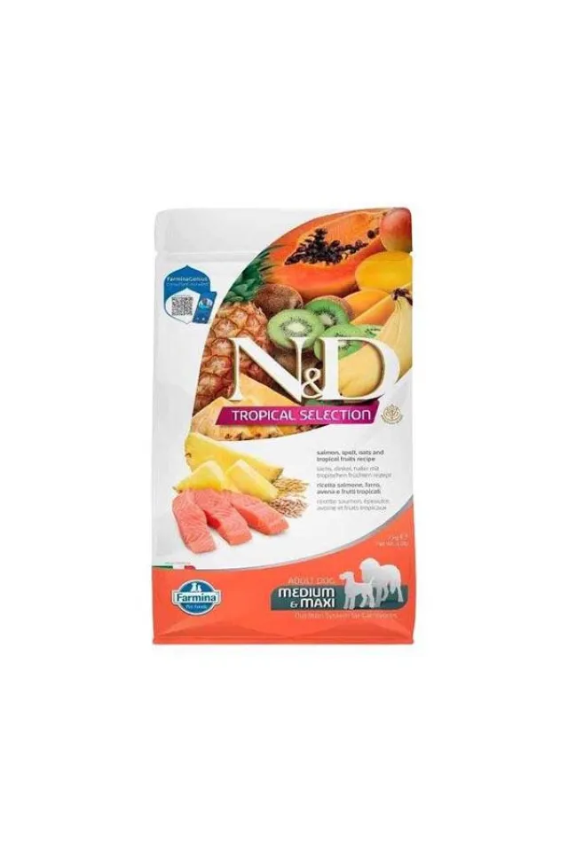 Tropical Selection Somon Etli ve Tropikal Meyveli Yetişkin Köpek Maması 2 kg