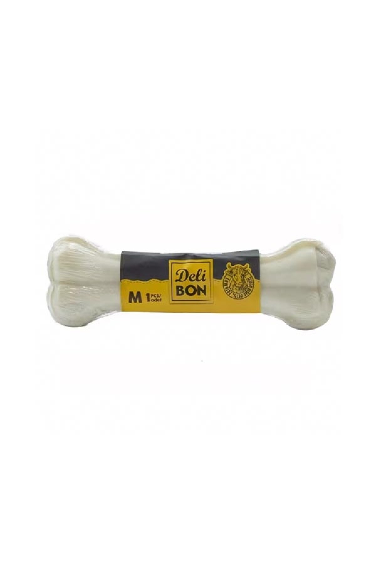 Deri Beyaz Pres Kemik M 15 cm