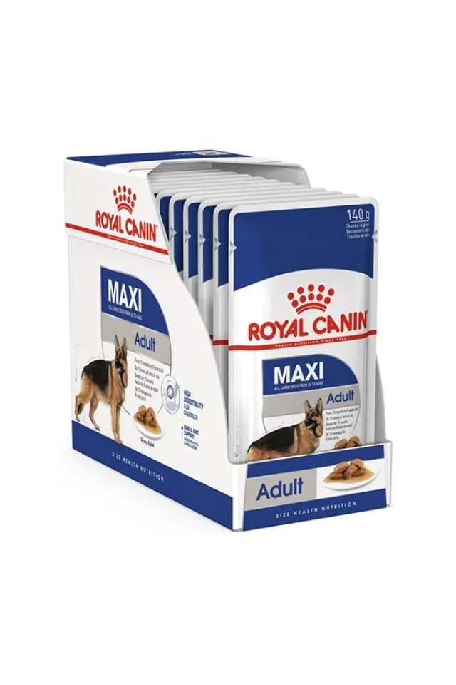 Maxi Adult Yaş Köpek Maması 10 x 140 gr