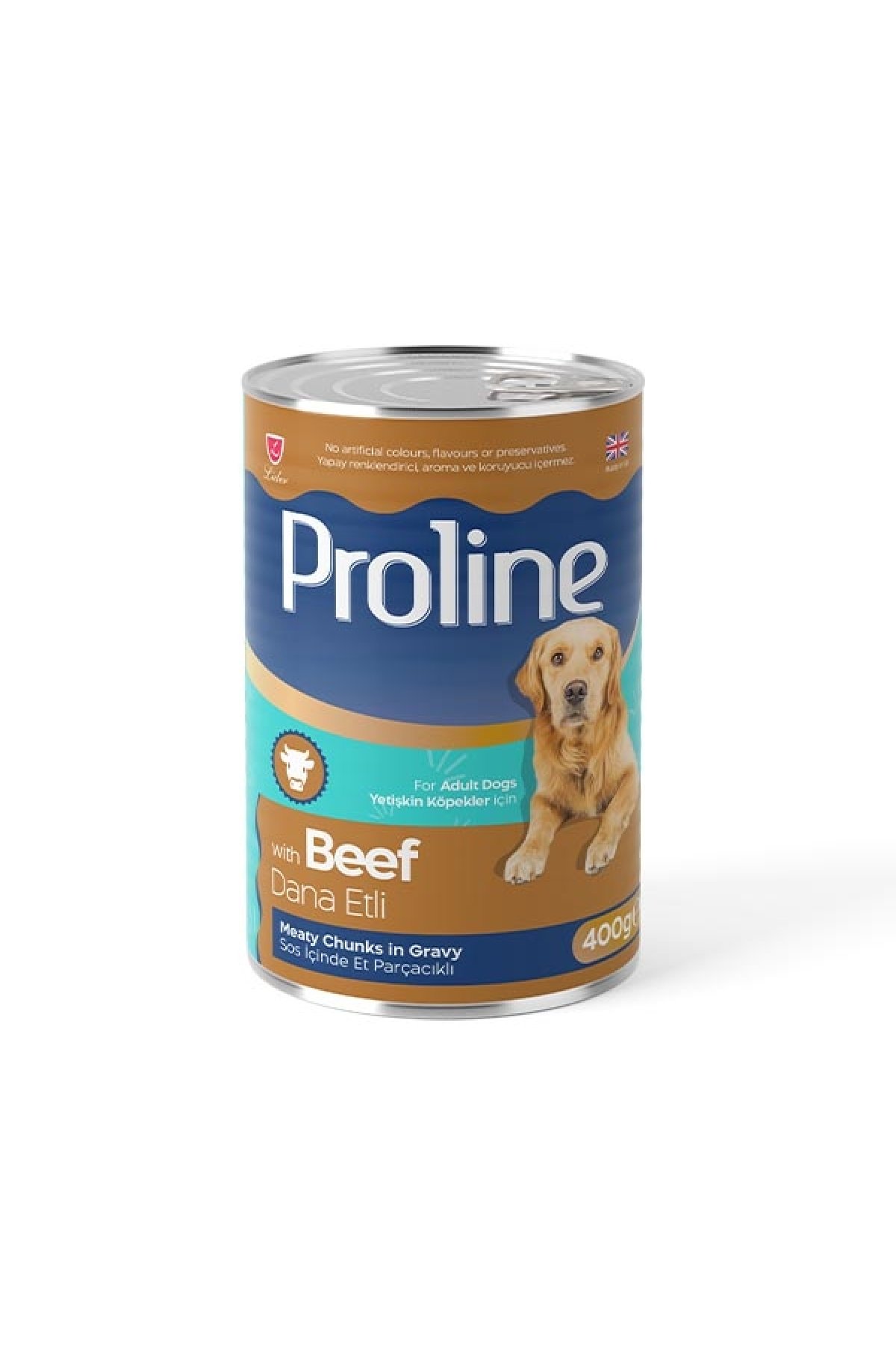 Sos içinde Et Parçacıklı Dana Etli Yetişkin Köpek Maması 400 Gr