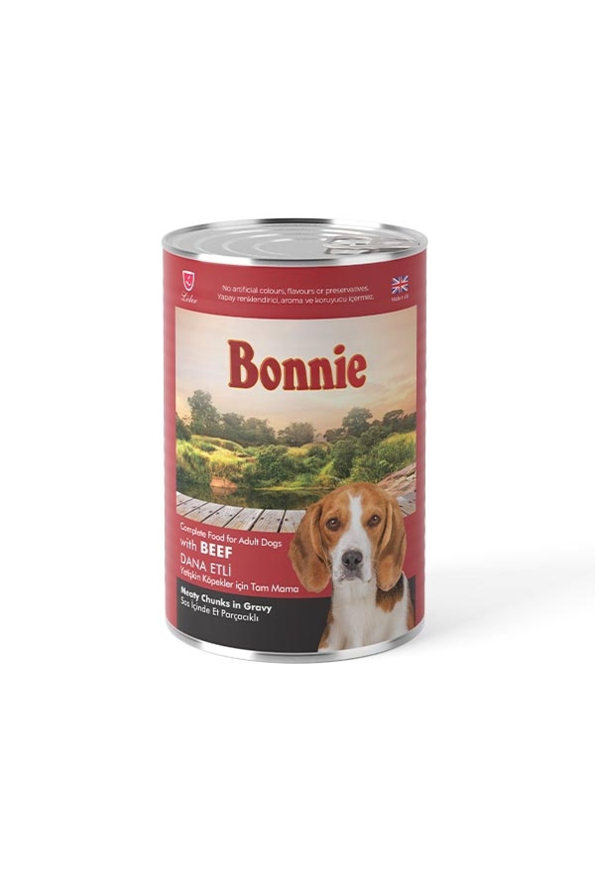 Sos içinde Et Parçacıklı Dana Etli Yetişkin Köpek Maması 400 gr