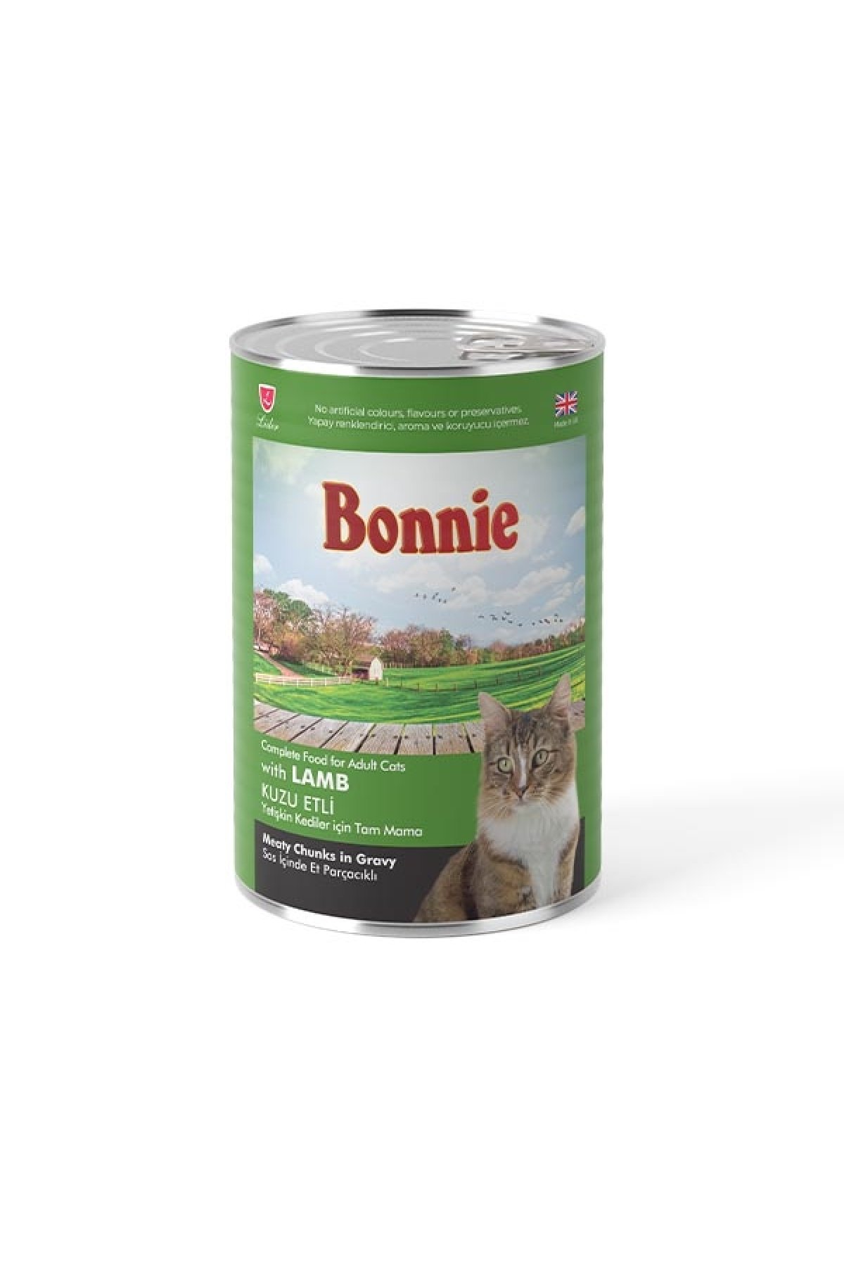 Sos içinde Et Parçacıklı Kuzu Etli Yetişkin Kedi Maması 400 gr