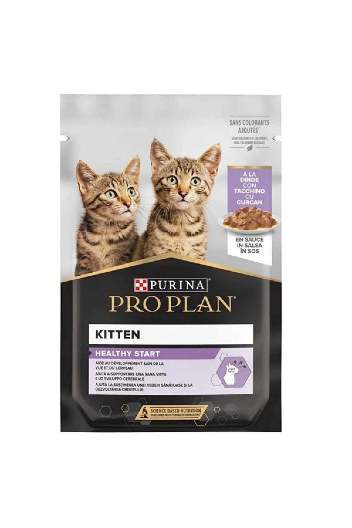 Kitten Hindi Etli Yavru Kedi Yaş Maması 85 g