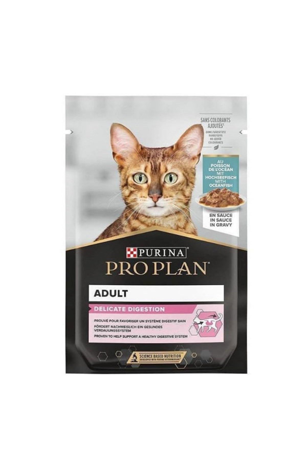 Delicate Okyanus Balıklı Kedi Yaş Maması 85 g