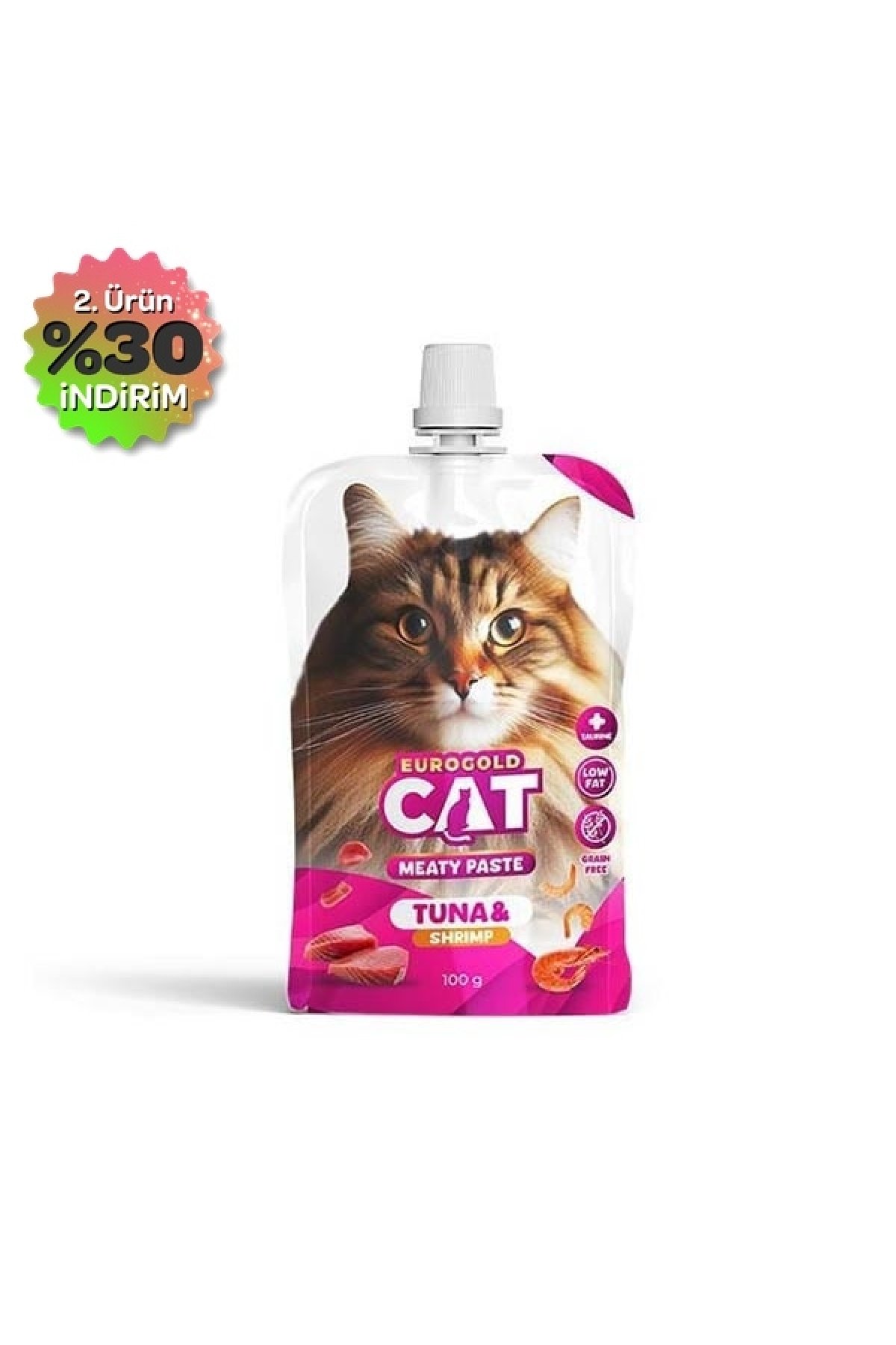 Cat Et Ezmesi Ton Balığı-Karides 100 Gr