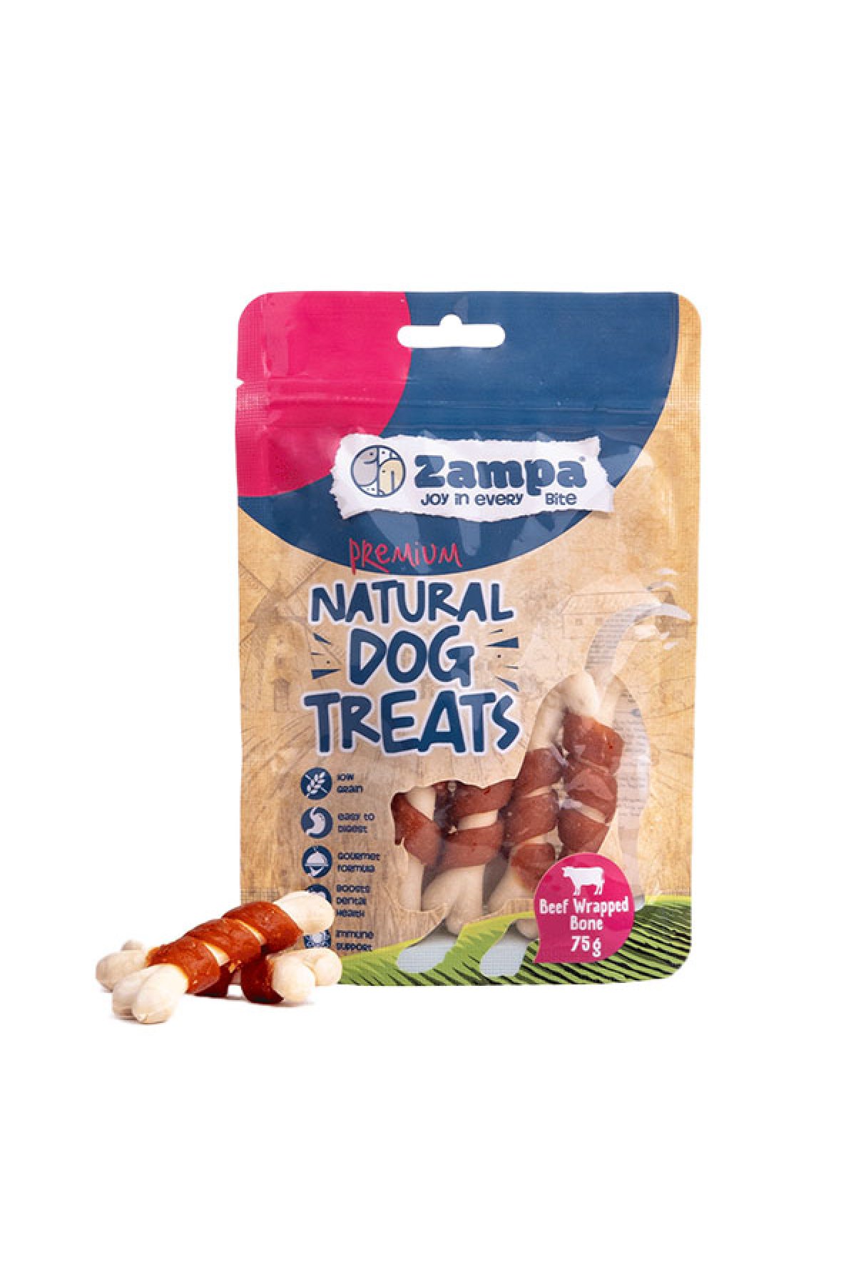 Dana Eti Sargılı Köpek Çiğneme Kemiği 75 g