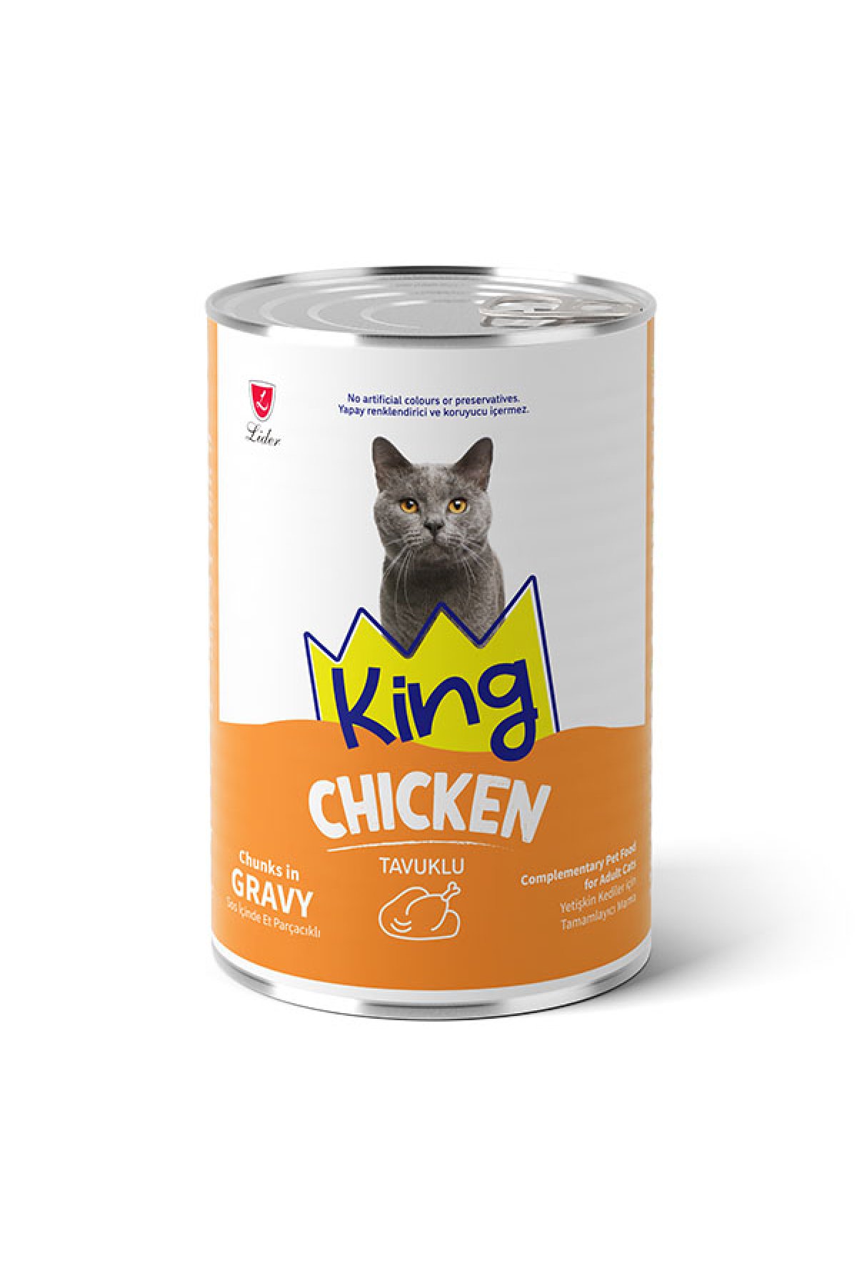 Sos İçerisinde Et Parçacıklı Tavuklu Kedi Yaş Maması 400 gr