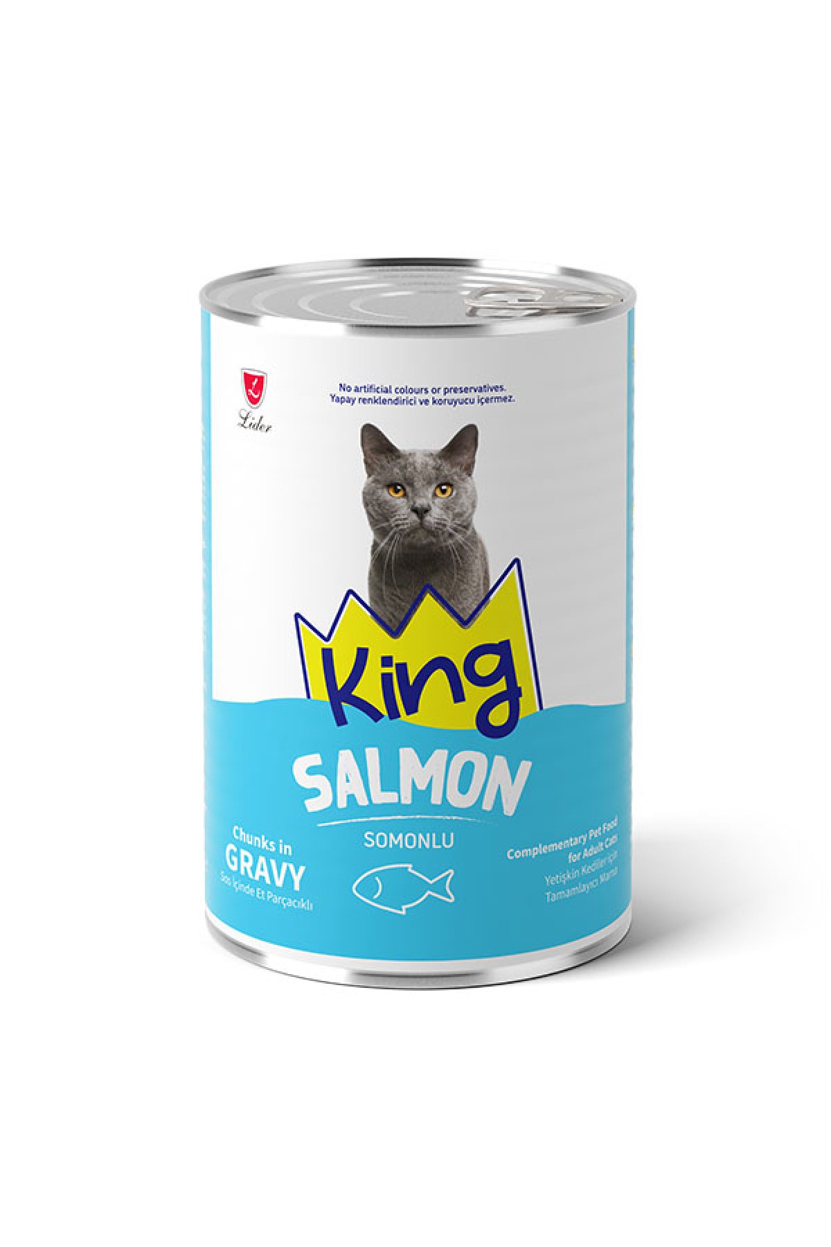 Sos İçerisinde Et Parçacıklı Somonlu Kedi Konservesi 400 g