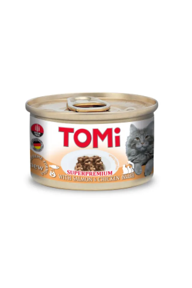 Kedi Somonlu Tavuklu Yaş Mama 85g