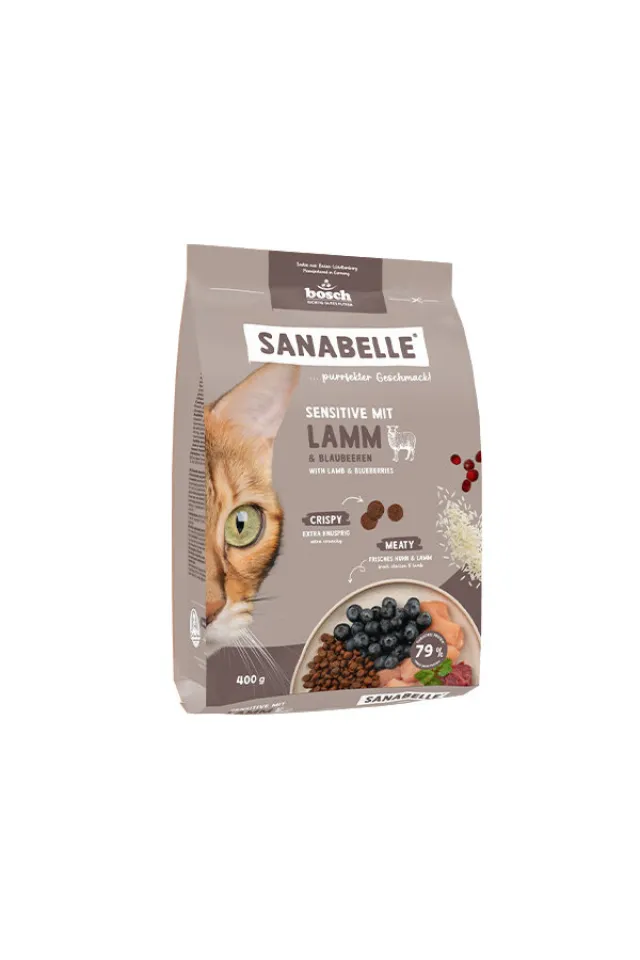 Sensitive Glutensiz Kuzu Etli Kedi Maması 400 gr