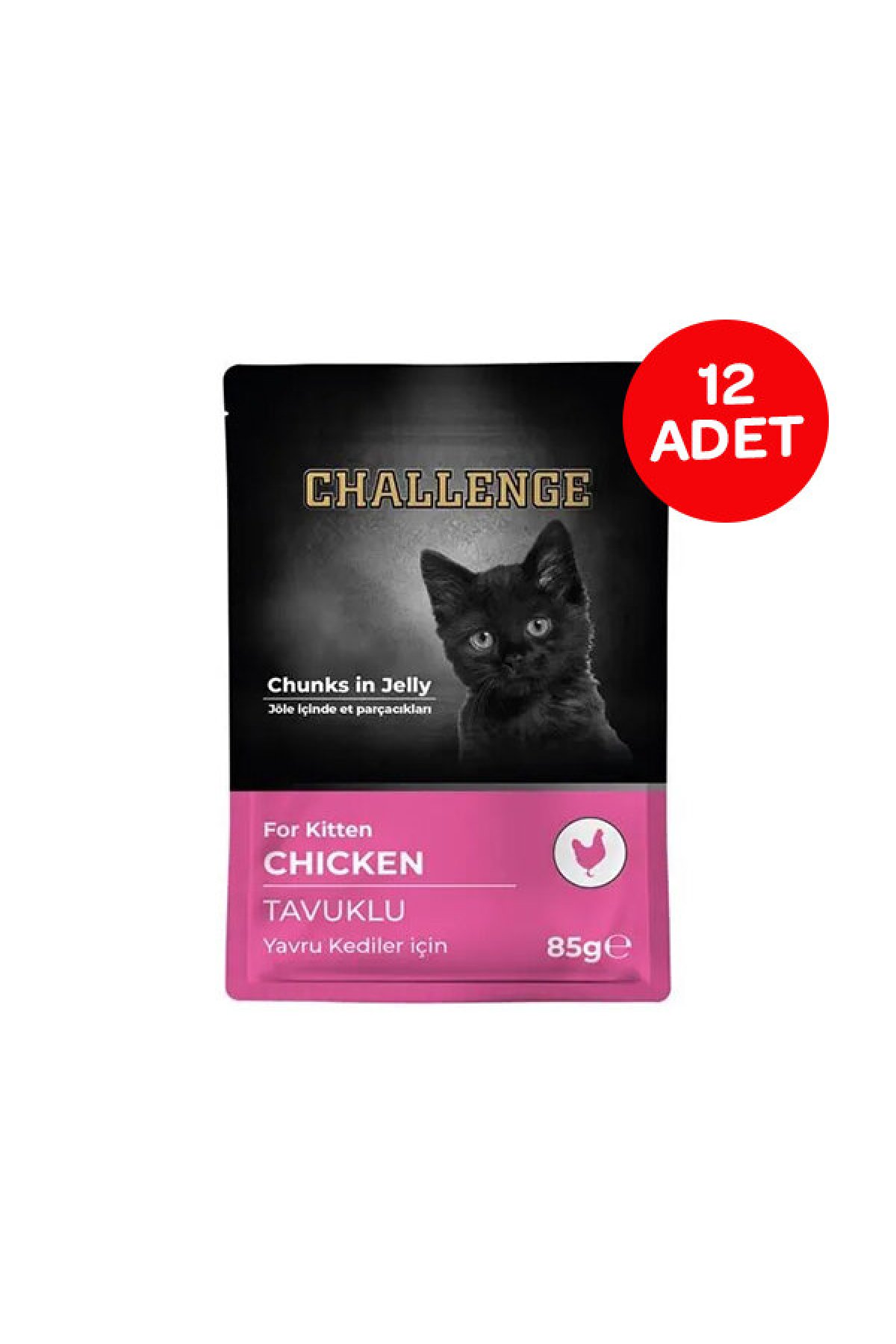 Tavuklu Pouch Yavru Yaş Kedi Maması 85 gr x 12 Adet